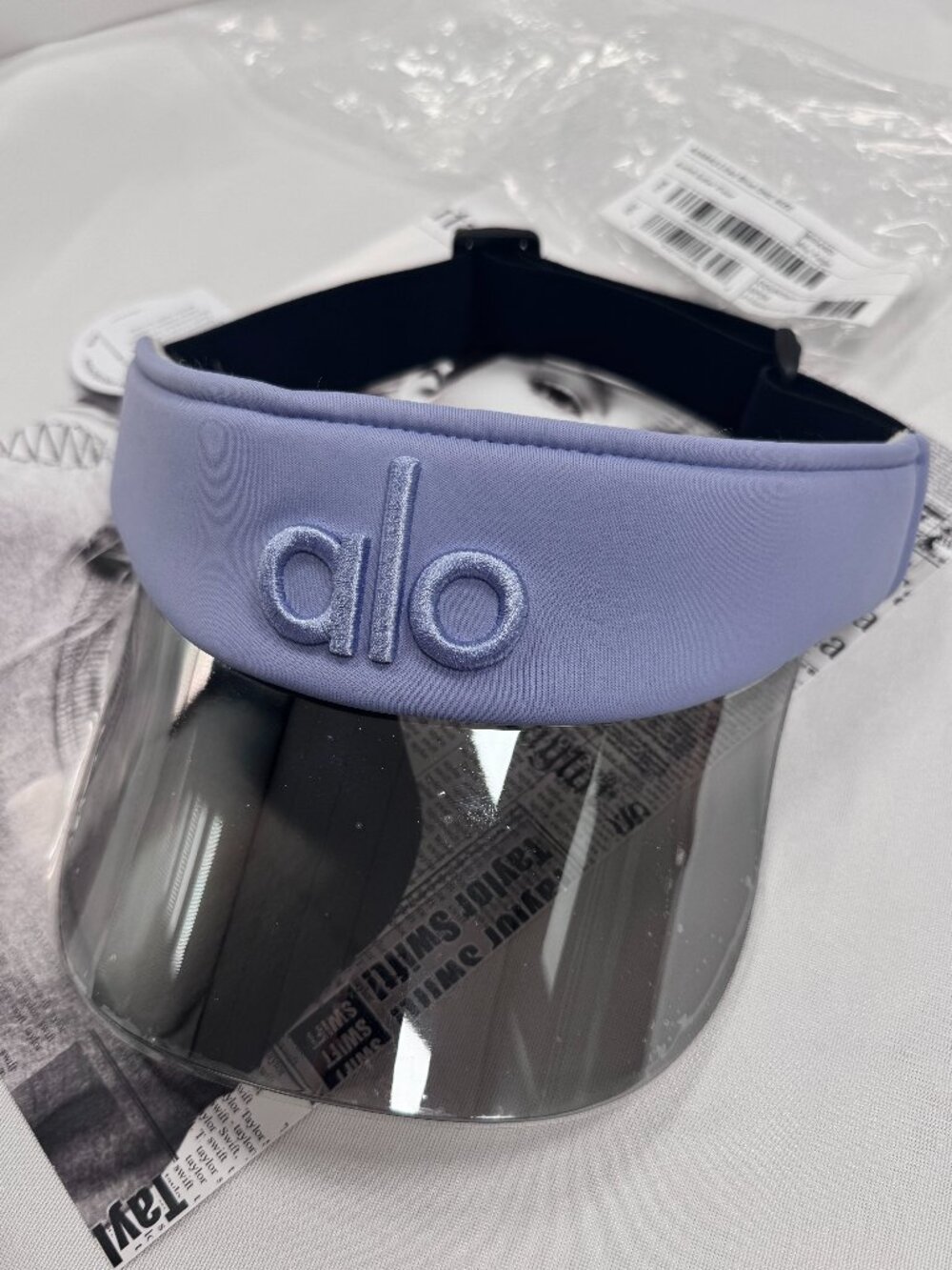 💜💙Alo Yoga Airlift Solar Visor Lilac Blue Tennis Golf Cap NWT